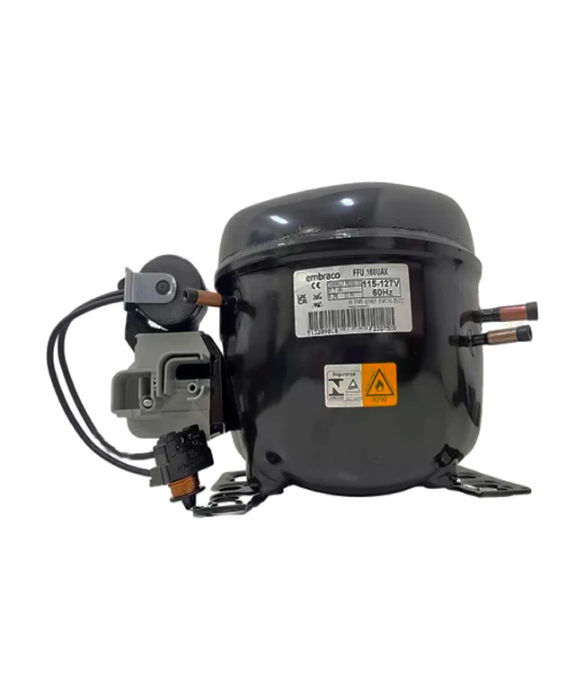 Compresor reciprocante de 1/2 HP y refrigerante R-290 marca Embraco