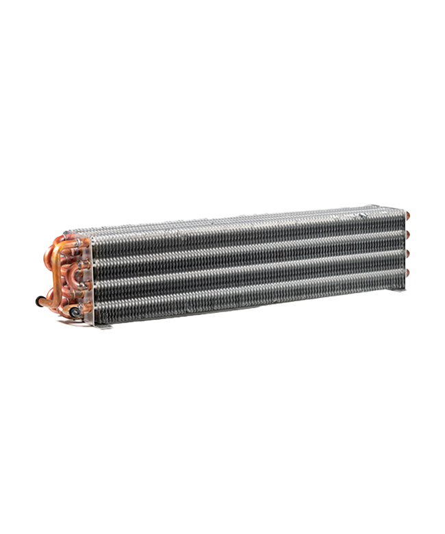 Evaporador aletado de 16 tubos de 3/8″ OD