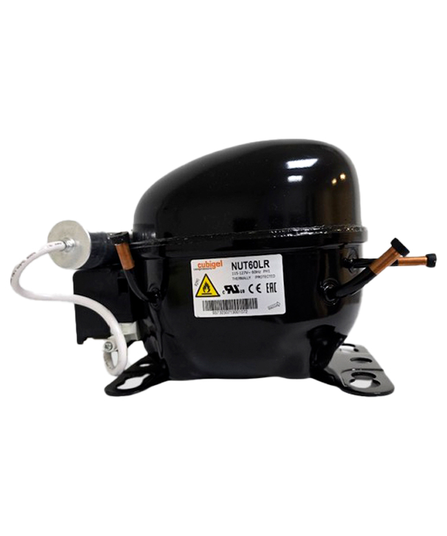 Compresor reciprocante de 1/3 HP y refrigerante R-290 marca Cubigel